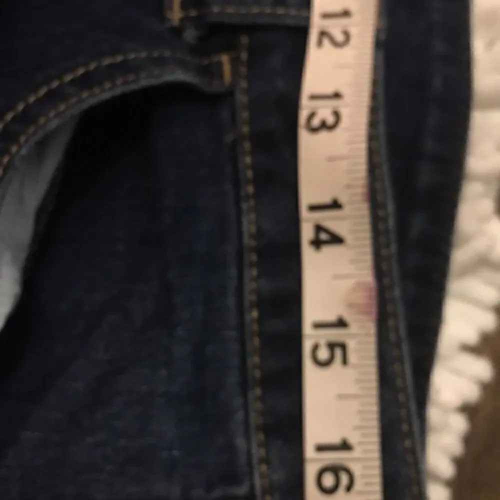 Justice Girls Jeans Size 18 1/2 Dark Wash